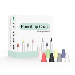  8-PACK Apple Pencil 1/2 Spetsskydd / Tip Cover Flerfärgad - Teknikhallen.se