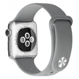Silikon Armband Apple Watch 42/44/45 mm Grå