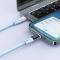 Mcdodo 36W 1.2m PD USB-C - Lightning LED Silikon Kabel Bl