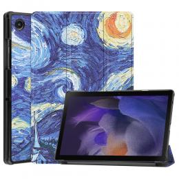 Samsung Galaxy Tab A8 10.5 (2021) Fodral Tri-Fold Brush Painting