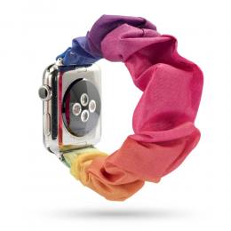  Scrunchie Marble Fade Armband Apple Watch 45/44/42 mm - Teknikhallen.se