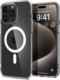Spigen iPhone 15 Pro Max Skal MagSafe Ultra Hybrid Vit