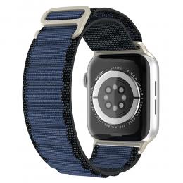 Apple Watch 38/40/41 mm Armband Alpine Pro Loop Svart/Midnight Blue