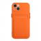 iPhone 13 Mini Skal Med Kortfack Orange
