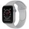 Apple Watch 42/44/45/49 mm Silikon Armband (M/L) Ljus Gr