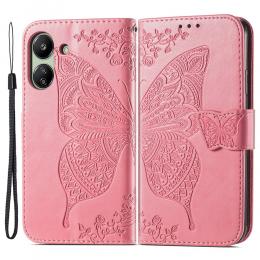 Xiaomi Redmi 13C 4G Fodral Big Butterfly Rosa