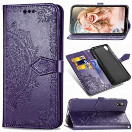  Huawei Y5 (2019) - Plånboksfodral Mandala - Lila - Teknikhallen.se