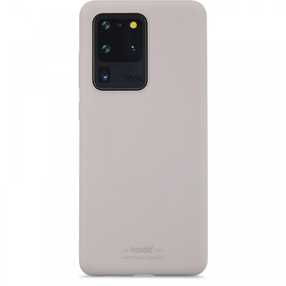 Samsung Galaxy S20 Ultra - holdit Mobilskal Silikon - Taupe