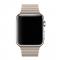 Magnetisk Loop Armband I kta Lder Apple Watch 40/38 mm - Beige