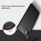 Samsung Galaxy A22 5G - Borstad Stl Textur Skal - Svart