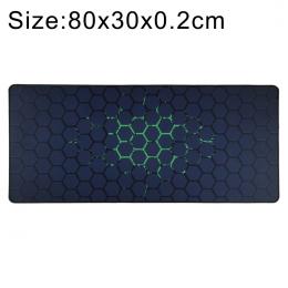 800 x 300 mm Musmatta/Skrivbordsmatta Green Honeycomb