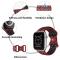 Sportarmband Dual-Color Apple Watch 41/40/38 mm (M/L) Vinrd/Svart