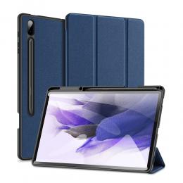 DUX DUCIS Samsung Galaxy Tab S7 Plus / Tab S8 Plus DOMO Tri-Fold Fodral Blå