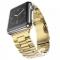 Lyxigt Metallarmband Apple Watch 42/44/45/49 mm Guld