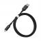 OtterBox Standard 1m USB-C - USB-A Kabel Svart