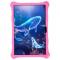 Galaxy Tab A8 10.5 Skal Pop It Fidget Kickstand Rosa