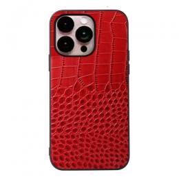 iPhone 14 Pro Max Skal Krokodil Textur Röd