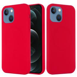 iPhone 13 Mini - MagSafe Liquid Silikon Skal - Röd
