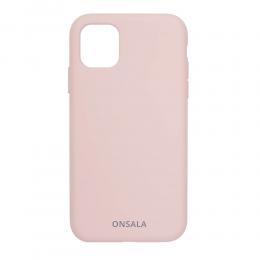 Onsala ONSALA iPhone 11 Pro Max Mobilskal Silikon Sand Pink - Teknikhallen.se