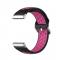 Silikon Trningsarmband Armband Versa 3/Fitbit Sense - Svart/Rosa