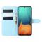 Samsung Galaxy A71 - Litchi Plnboksfodral - Ljus Bl