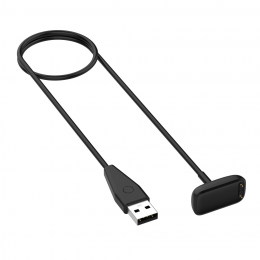 Tactical Tactical USB Laddare 1m Fitbit Luxe/Charge 5 Svart - Teknikhallen.se
