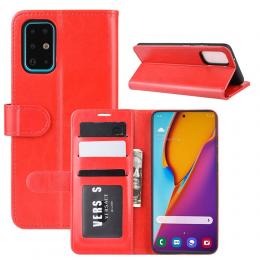 Samsung Galaxy S20 Plus - Crazy Horse Plånboksfodral - Röd