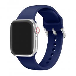 Silikon Armband - Apple Watch 41/40/38 mm - Mörk Blå