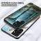 Samsung Galaxy S22 Ultra Skal Marmor Hrdat Glas Smaragd
