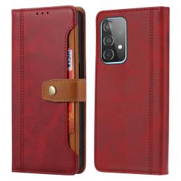 Samsung Galaxy A52 / A52s - Läder Fodral - Röd