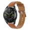 kta Lder Armband Smartwatch (22 mm) Brun