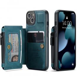 CASEME iPhone 13 Mini Skal Med Magnetisk Plånbok Blå