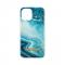 ONSALA iPhone 13 Pro Mobilskal Marmor Blue Sea