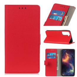 Samsung Galaxy S21 Plus - Plånboksfodral - Röd