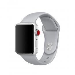  Silikon Armband Apple Watch 42/44/45 mm - Grå (M/L) - Teknikhallen.se