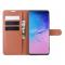 Samsung Galaxy S20 Ultra - Litchi Plnboksfodral - Brun