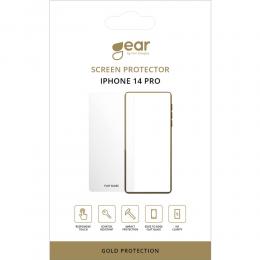 GEAR iPhone 14 Pro Skärmskydd 2.5D Heltäckande Härdat Glas