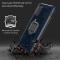 Samsung Galaxy S20 - Armour Ring Skal - Mrk Bl
