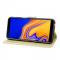 Samsung Galaxy J6 Plus - Flower Plnboksfodral - Guld