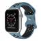 Sportarmband Dual-Color Apple Watch 41/40/38 mm (M/L) Bl/Svart
