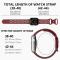 Sportarmband Dual-Color Apple Watch 42/44/45/49 mm (M/L) Vinrd/Svart