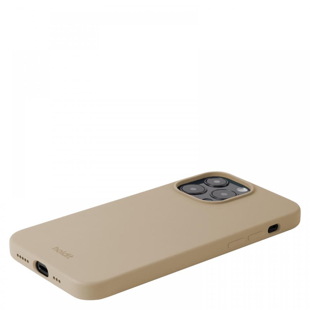 holdit iPhone 14 Pro Max Mobilskal Silikon Latte Beige