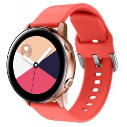  Klassiskt Silikon Armband Smartwatch - Röd (20mm) - Teknikhallen.se