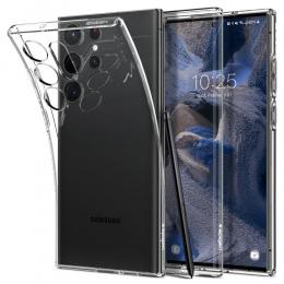 Spigen Spigen Galaxy S23 Ultra Skal Liquid Crystal Clear - Teknikhallen.se