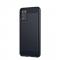 Samsung Galaxy A02s - MOFI Borstad Stl Textur Skal - Bl