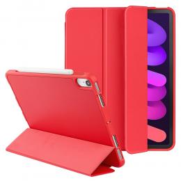 iPad Mini (2021) Fodral Tri-Fold Pennhållare Röd