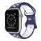 Sportarmband Dual-Color Apple Watch 41/40/38 mm (S/M) Bl/Vit