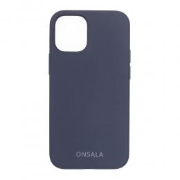 ONSALA iPhone 12 Mini Mobilskal Silikon Cobalt Blue