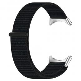 Google Pixel Watch / Watch 2 Nylon Loop Armband Svart