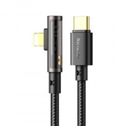 Mcdodo 1.8m 36W USB-C - Lightning Elbow Kabel Svart
